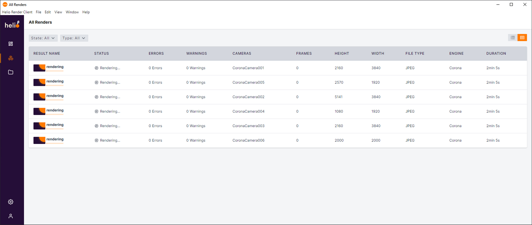 Track Progress and Download Results