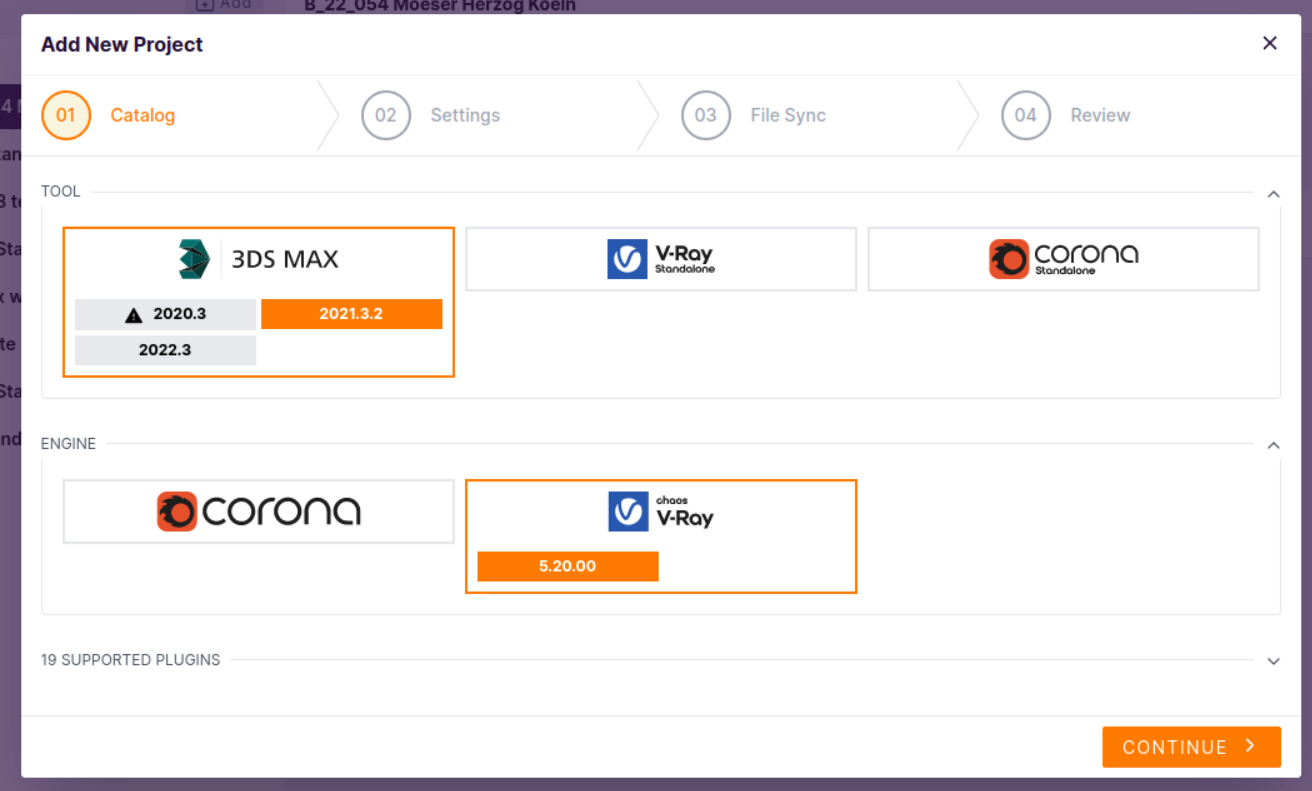 Add and Sync Project